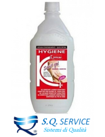 HYGIENE sanit gel Igienizzante disinfettante lavamani antibatterico ml 800